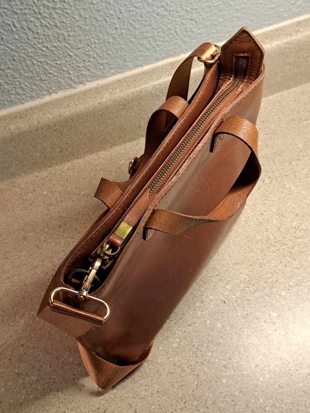 Madewell Transporter Tote Crossbody Bag - Picture 10 of 14